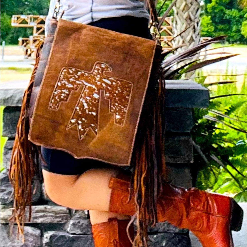 Thunderbird retro leather, bag, crossbody Myra